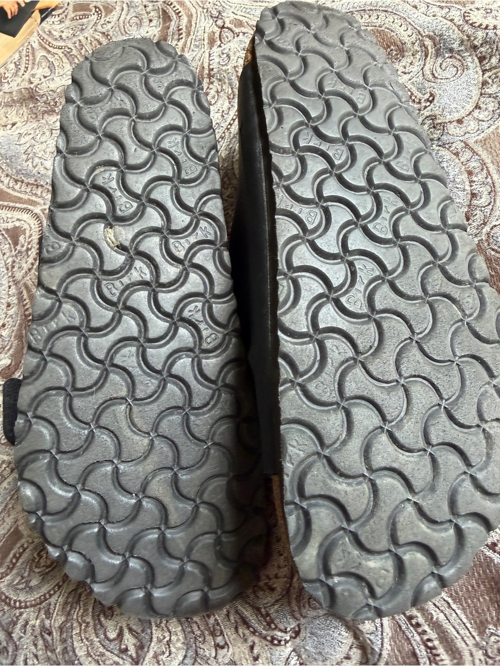 Birkenstock Black Double Buckle Sandals - Picture 6 of 8
